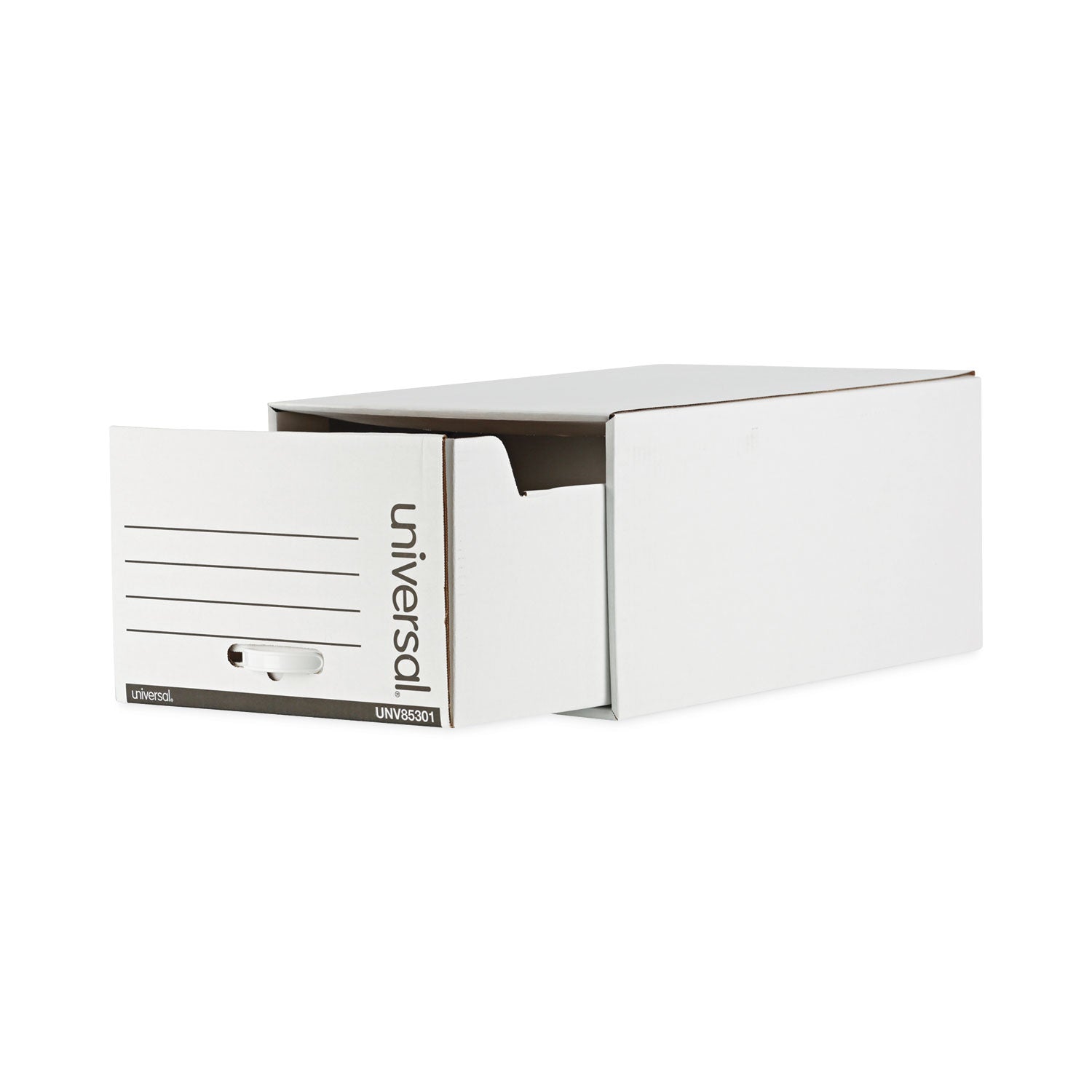 Heavy-Duty Storage Drawers, Legal Files, 17.25" x 25.5" x 11.5", White, 6/Carton - 