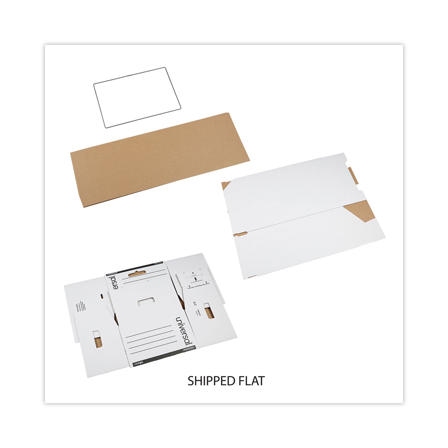 Heavy-Duty Storage Drawers, Legal Files, 17.25" x 25.5" x 11.5", White, 6/Carton - 