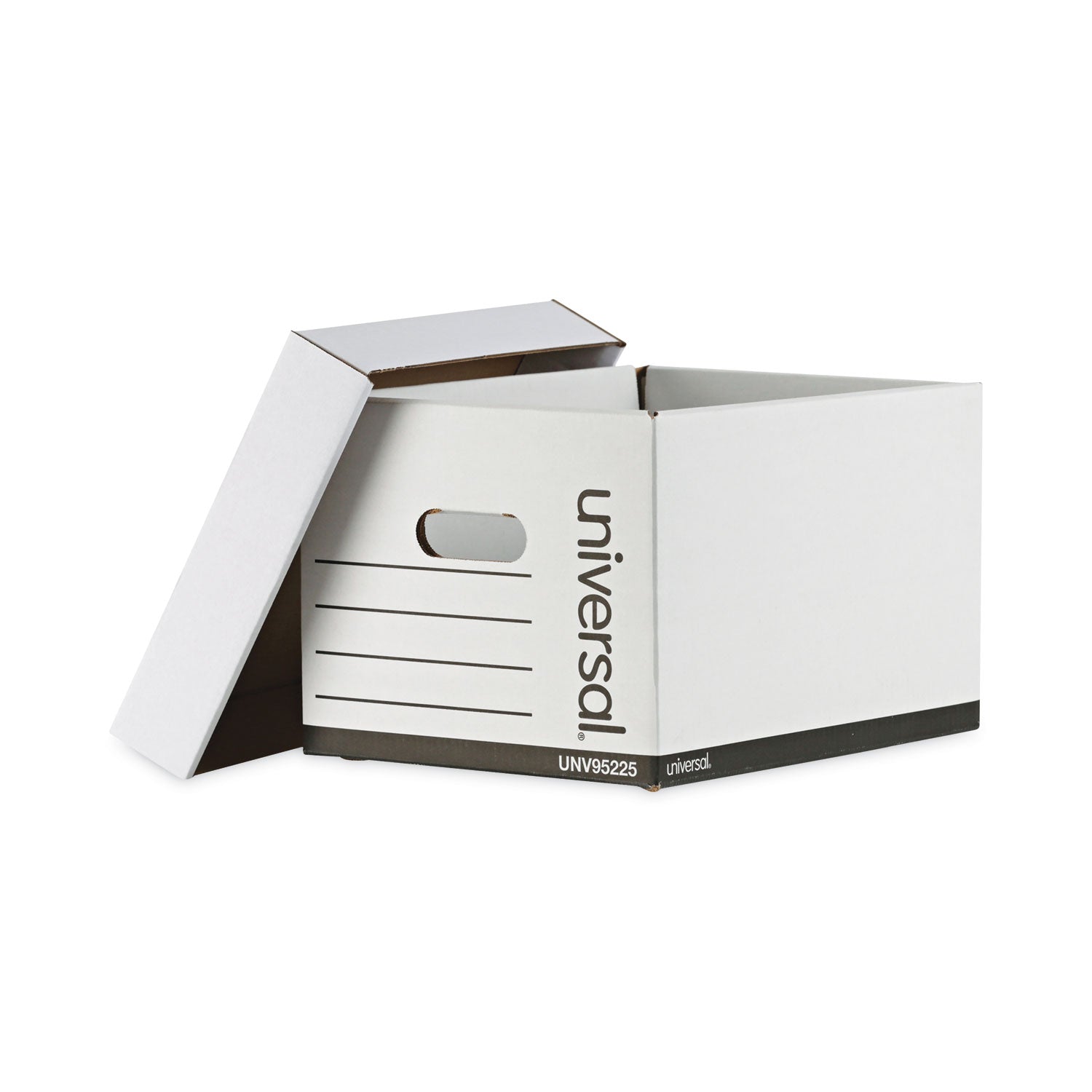 Professional-Grade Heavy-Duty Storage Boxes, Letter/Legal Files, White, 12/Carton - 