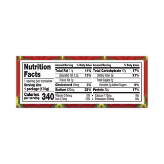 Cheddar Cheese, Bean and Rice Burrito, 6 oz Pouch, 4/Carton, Ships in 1-3 Business Days