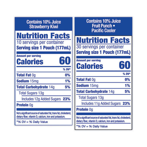 Fruit Juice Pouches Variety Pack, 6 oz, 40 Pouches/Carton, Ships in 1-3 Business Days