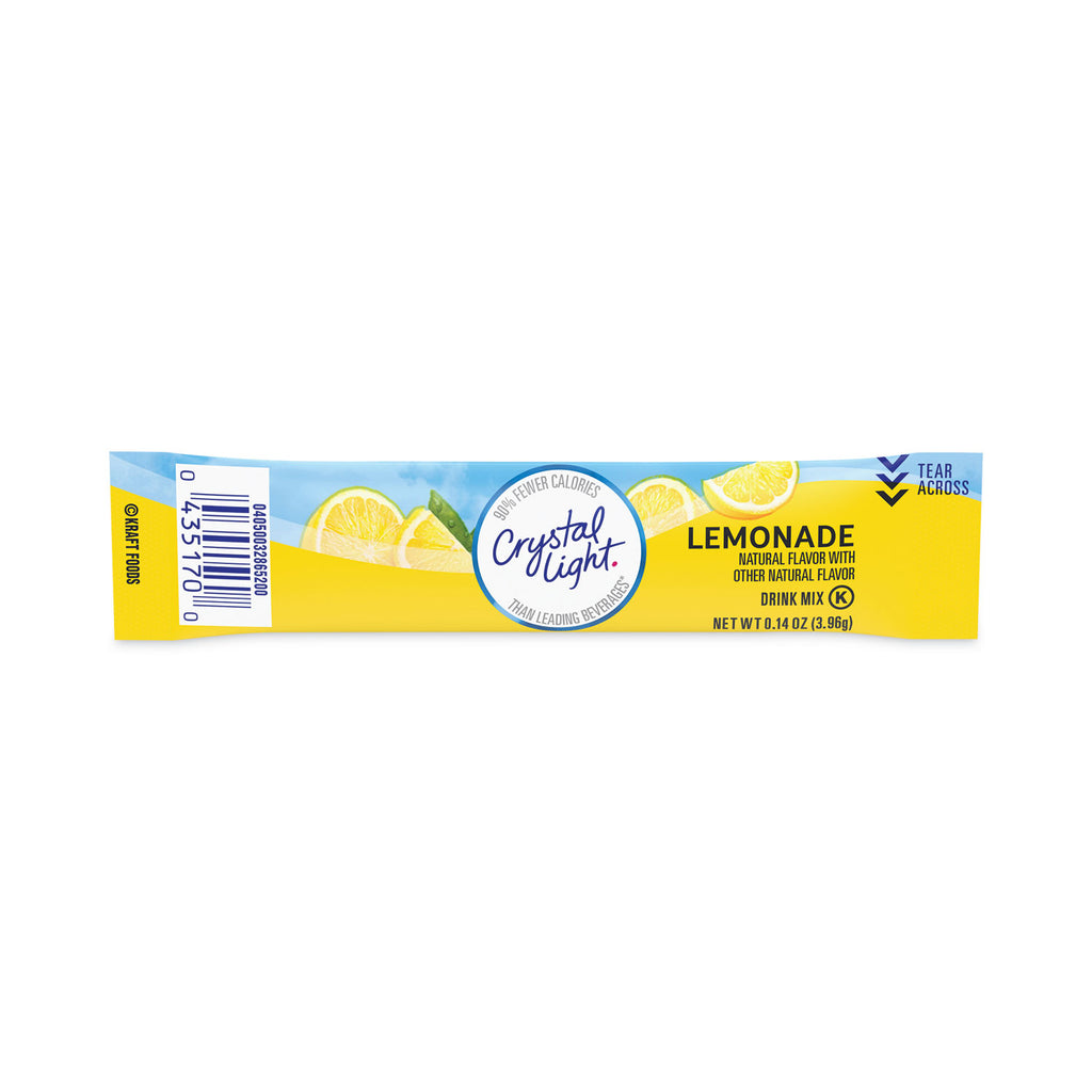 Flavored Drink Mix Pitcher Packs, Lemonade, 0.14 oz Packets, 16 Packets/Pouch, 1 Pouch/Carton, Ships in 1-3 Business Days