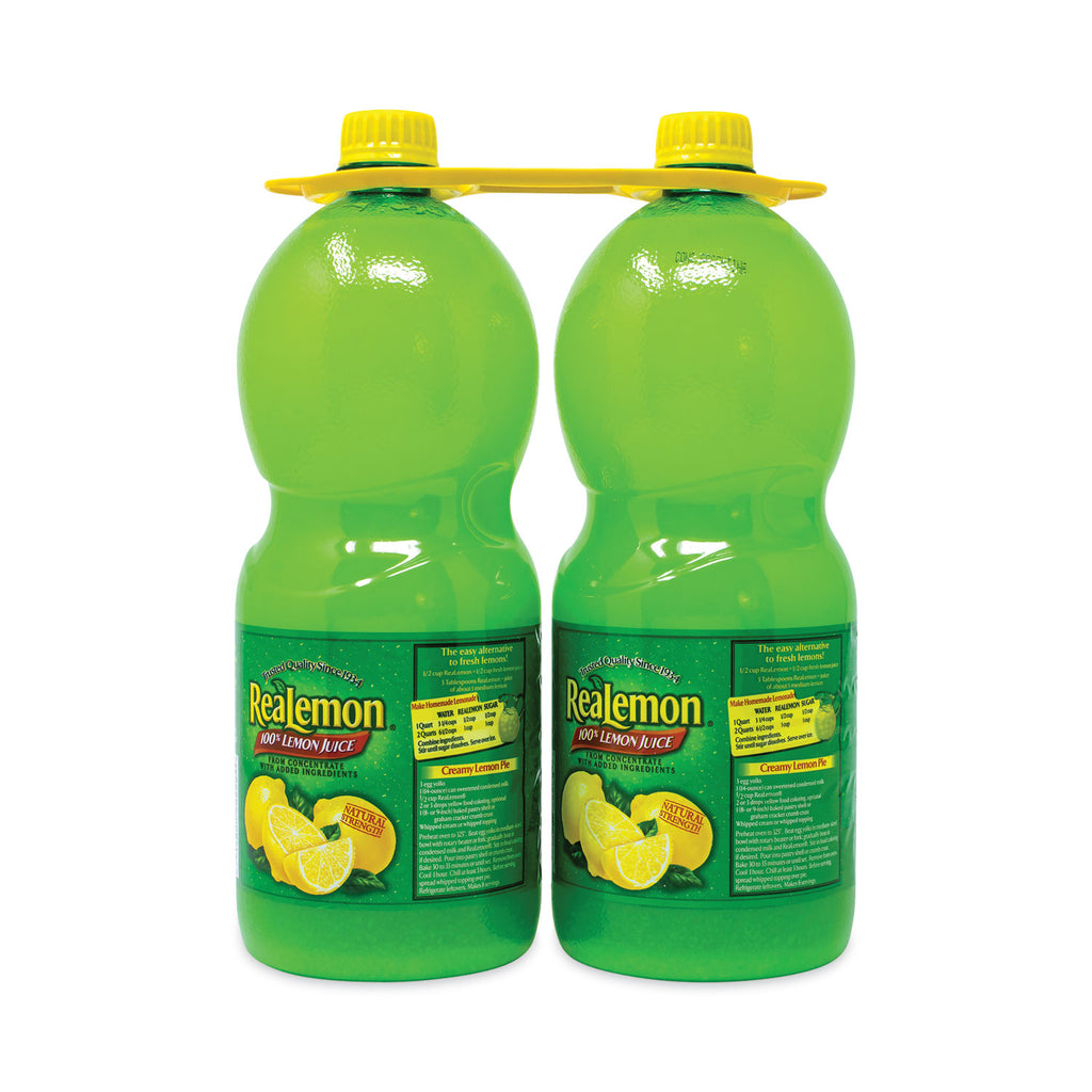 100% Lemon Juice from Concentrate, 48 oz Bottle, 2/Carton, Ships in 1-3 Business Days