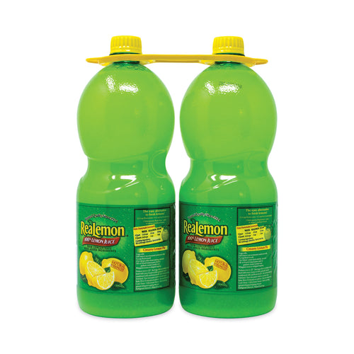 100% Lemon Juice from Concentrate, 48 oz Bottle, 2/Carton, Ships in 1-3 Business Days