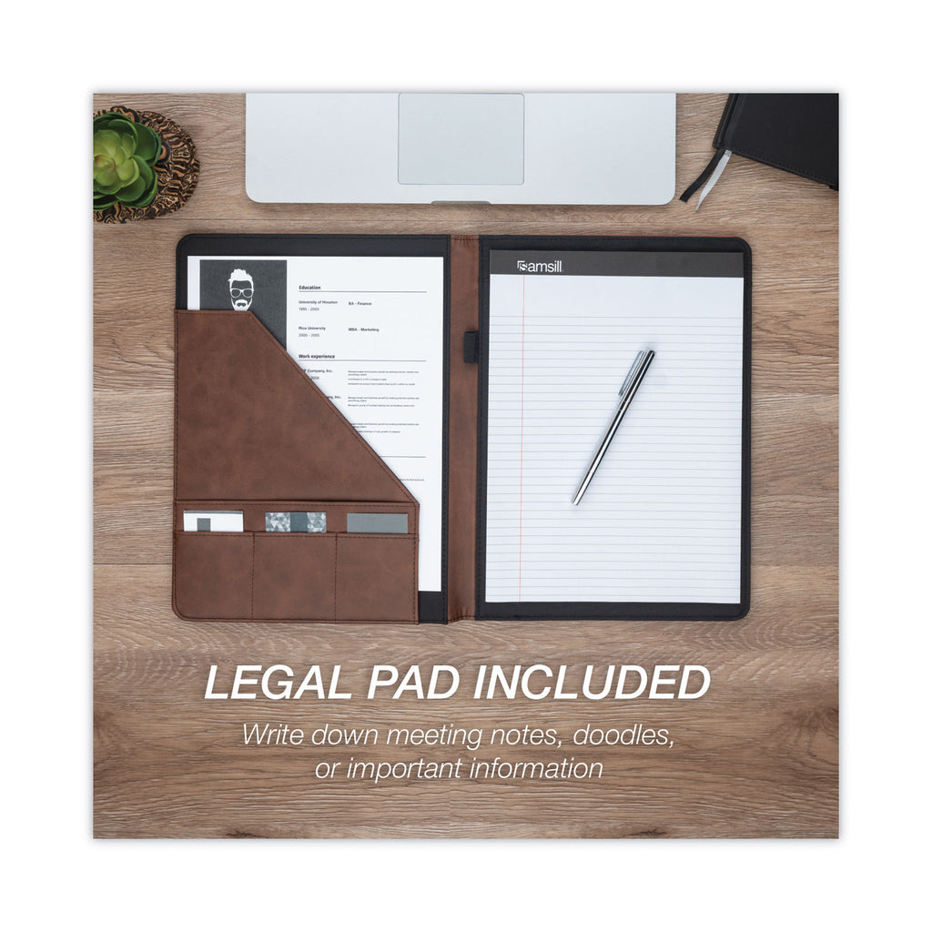 two-tone-padfolio-with-spine-accent-106w-x-1425h-polyurethane-tan-brown_sam71656 - 6