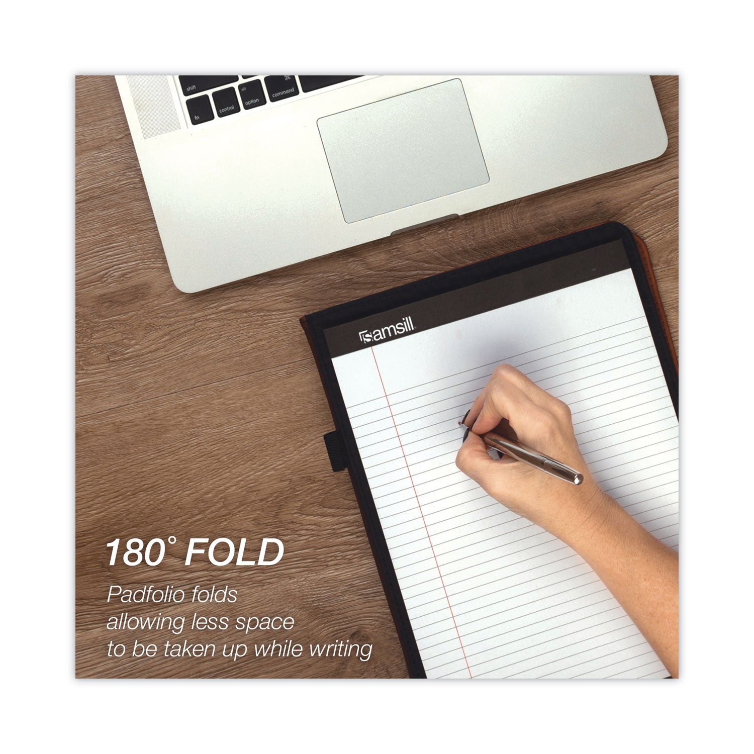 two-tone-padfolio-with-spine-accent-106w-x-1425h-polyurethane-tan-brown_sam71656 - 7
