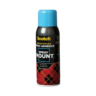 Spray Mount Repositionable Adhesive, 10.25 oz, Dries Clear - 