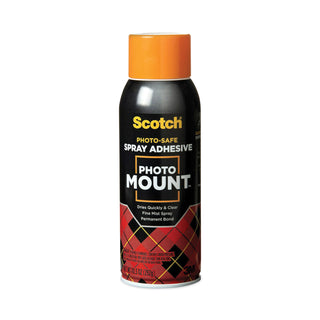 Photo Mount Spray Adhesive, 10.25 oz, Dries Clear - 