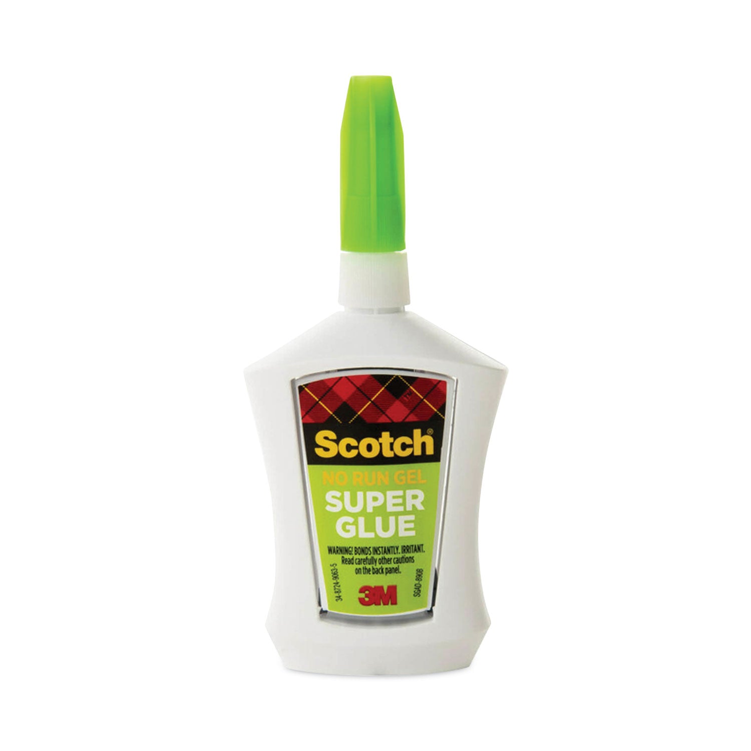 Super Glue No-Run Gel with Precision Applicator, 0.14 oz, Dries Clear - 