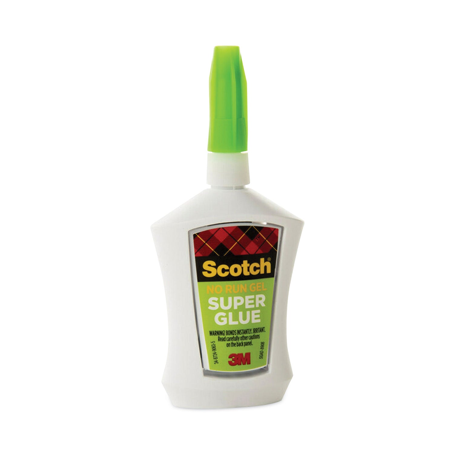 Super Glue No-Run Gel with Precision Applicator, 0.14 oz, Dries Clear - 
