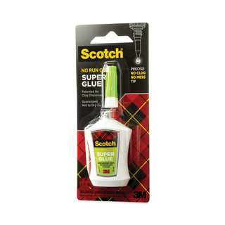 Super Glue No-Run Gel with Precision Applicator, 0.14 oz, Dries Clear - 