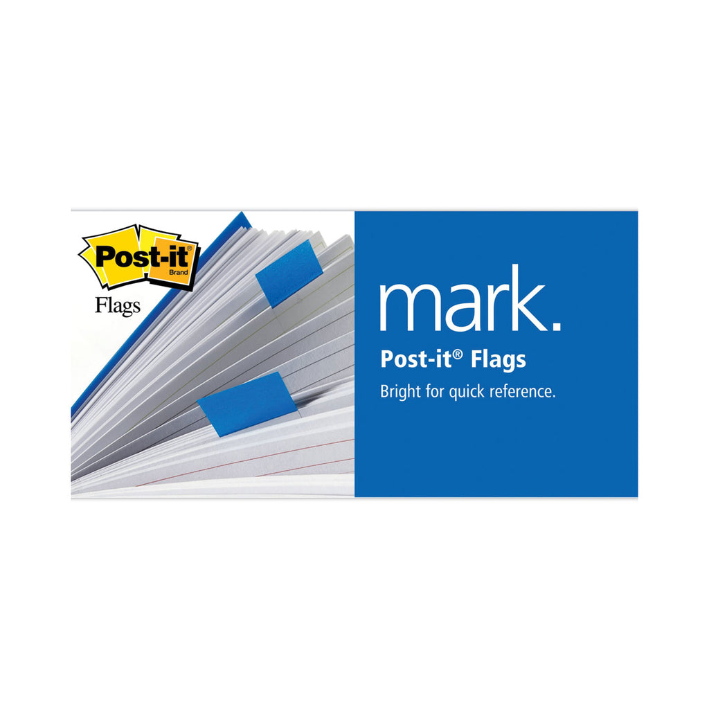Highlighting Page Flags, 4 Bright Colors, 0.5 x 1.75, 35/Color, 4 Dispensers/Pack - 