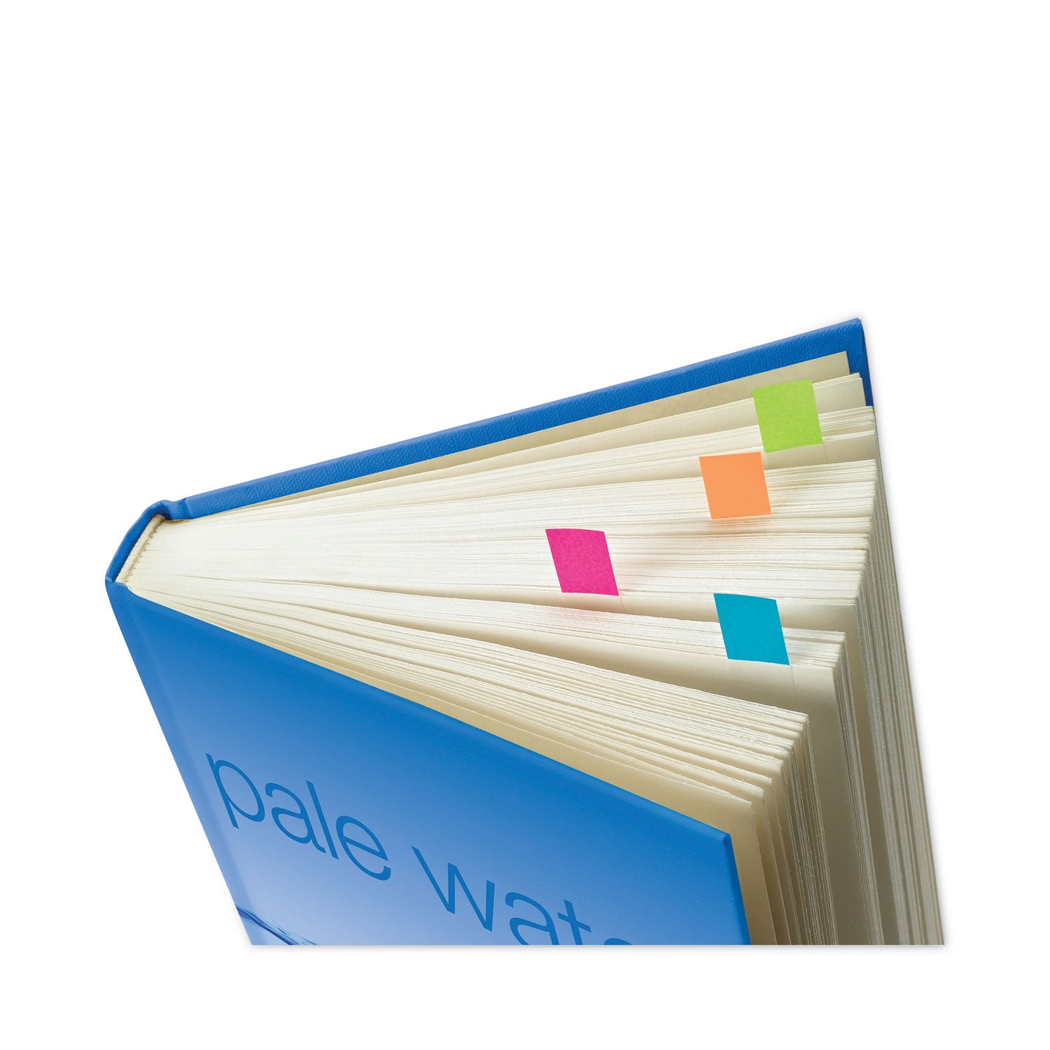 Small Page Flags in Dispensers, 0.5 x 1.75, Four Colors, 35/Color, 4 Dispensers/Pack - 