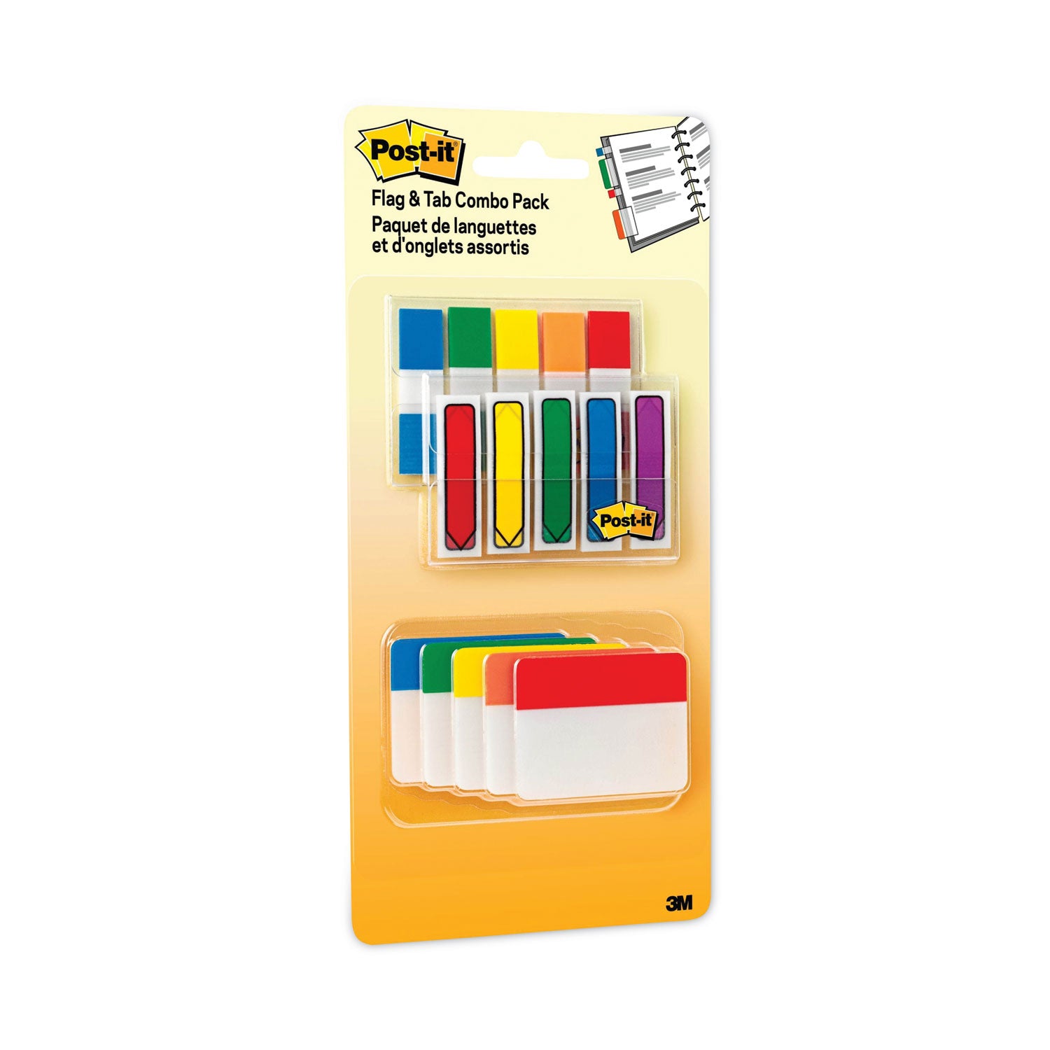 flags-and-tabs-combo-pack-assorted-primary-colors-230-pack_mmm686xlp - 1