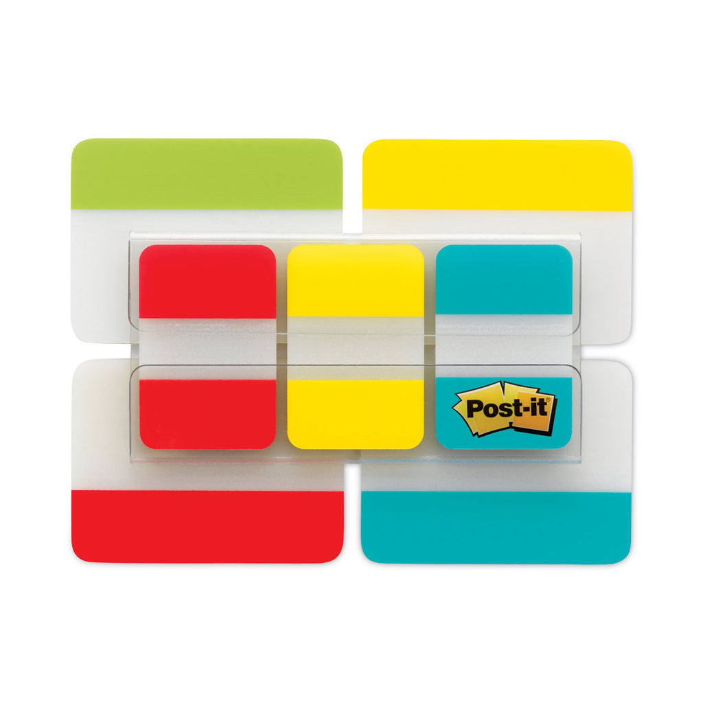 Plain Solid Color Tabs Value Pack, (66) 1/5-Cut 1" Wide, (48) 1/3-Cut 2" Wide, Assorted Colors and Sizes, 114/Pack