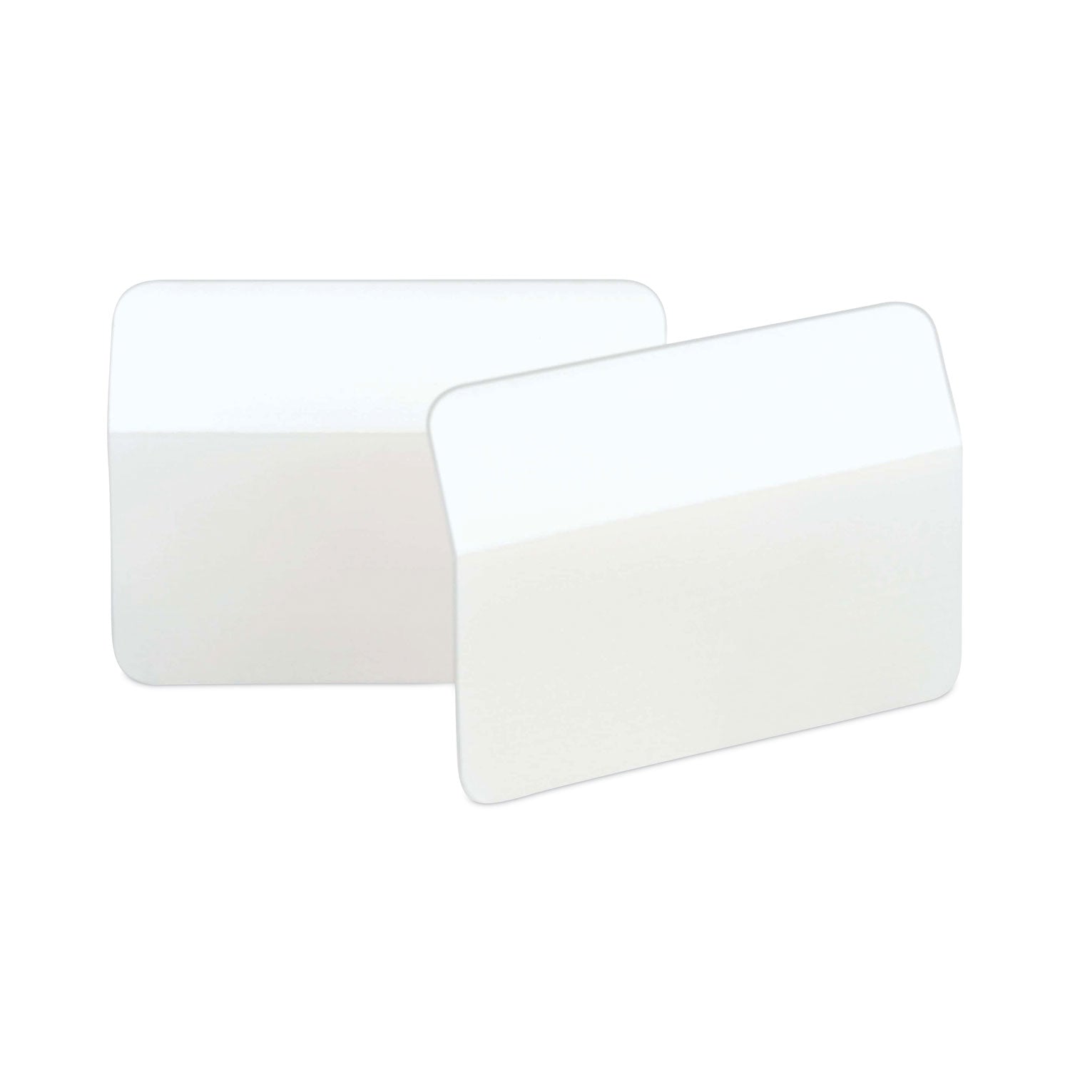 Angled Color Bar Tabs, 1/5-Cut, White, 2" Wide, 50/Pack - 