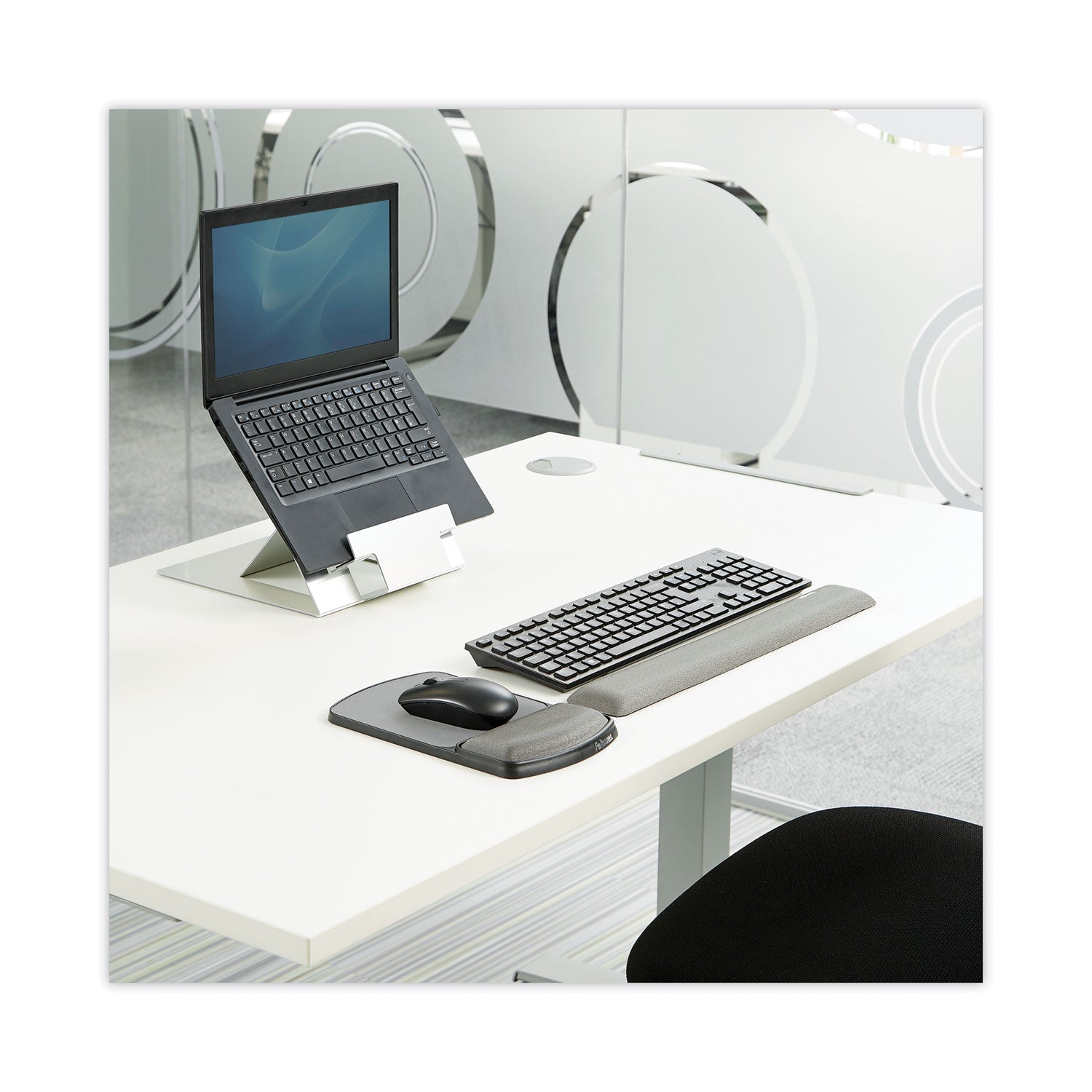Gel Keyboard Wrist Rest, 18.5 x 2.75, Graphite