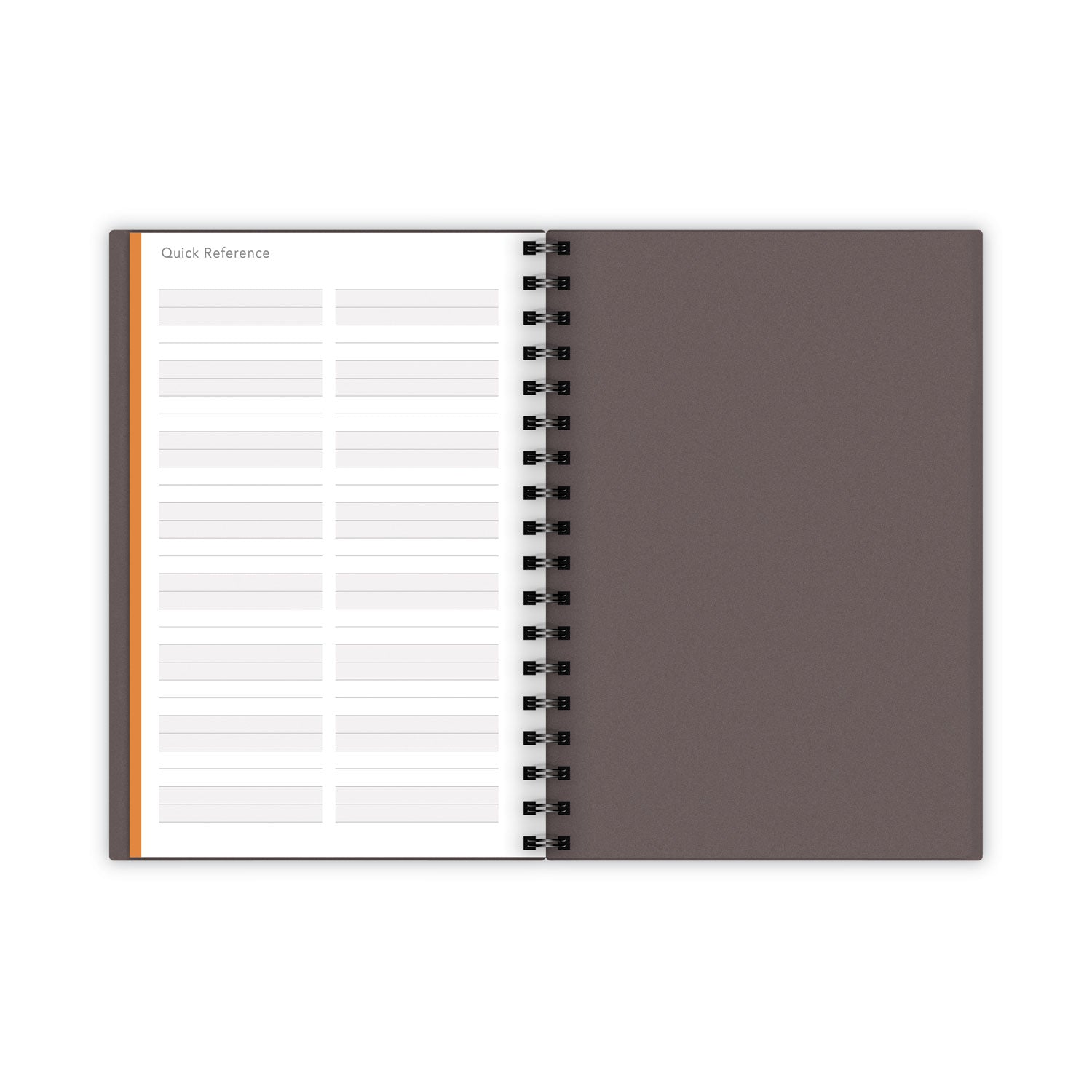 Plan. Write. Remember. Planning Notebook Two Days Per Page , 9 x 6, Gray Cover, Undated - 