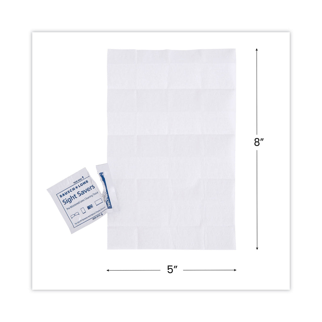 Sight Savers Premoistened Lens Cleaning Tissues, 8 x 5, 100/Box