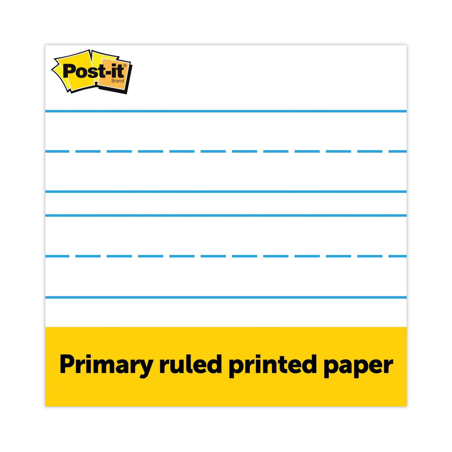 Self-Stick Tabletop Easel Pad with Command Strips, Presentation Format (1.5" Rule), 20 x 23, White, 20 Sheets