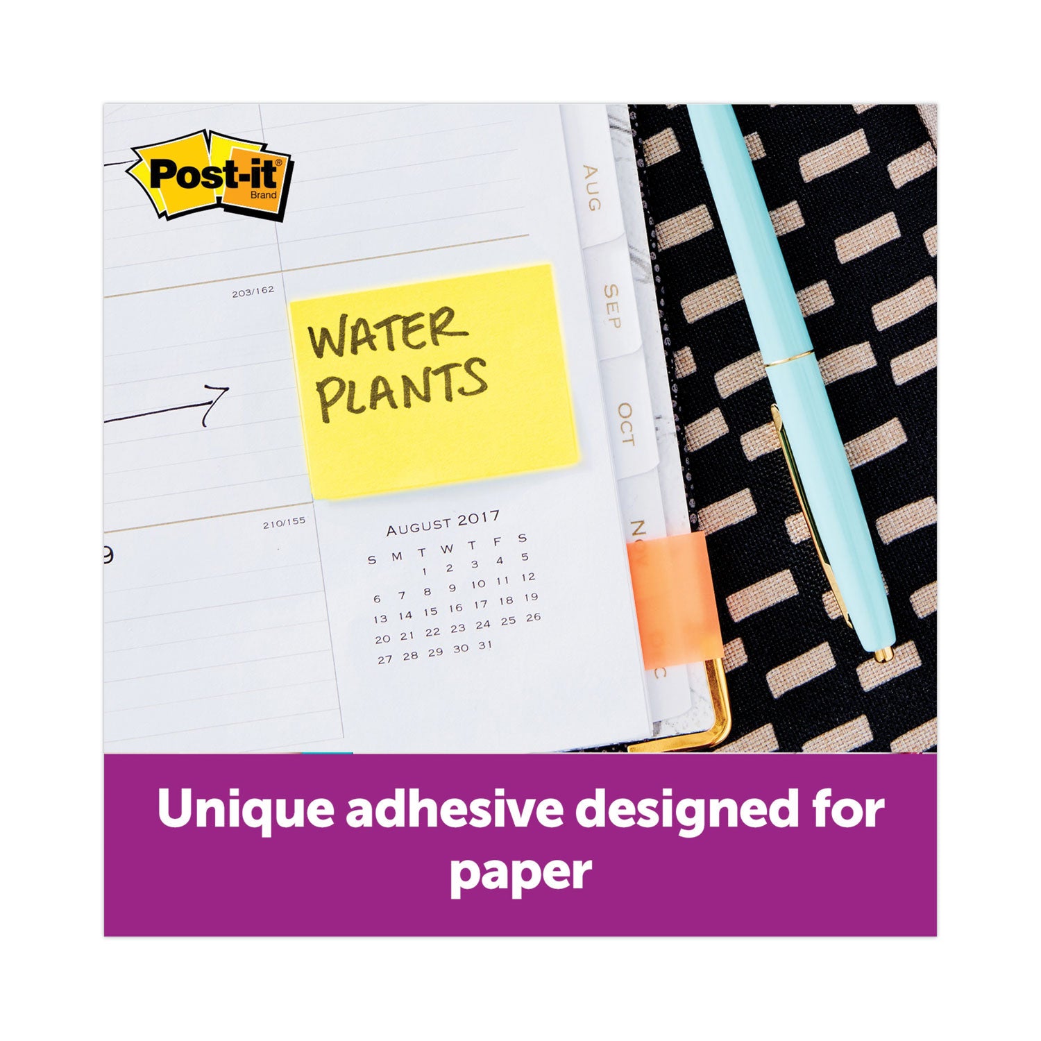 Original Recycled Note Pads, 1.5" x 2", Canary Yellow, 100 Sheets/Pad, 12 Pads/Pack - 