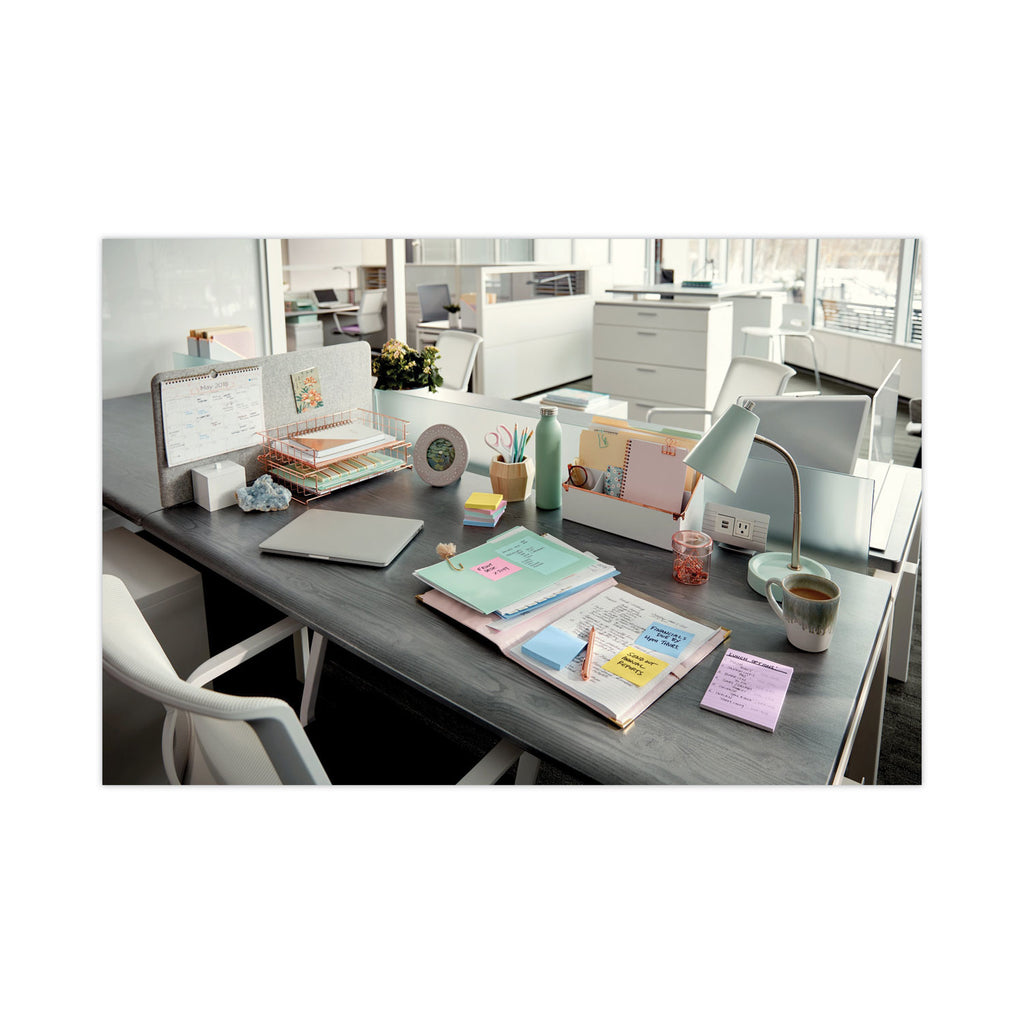 Original Recycled Note Pads, 3" x 3", Sweet Sprinkles Collection Colors, 100 Sheets/Pad, 12 Pads/Pack - 