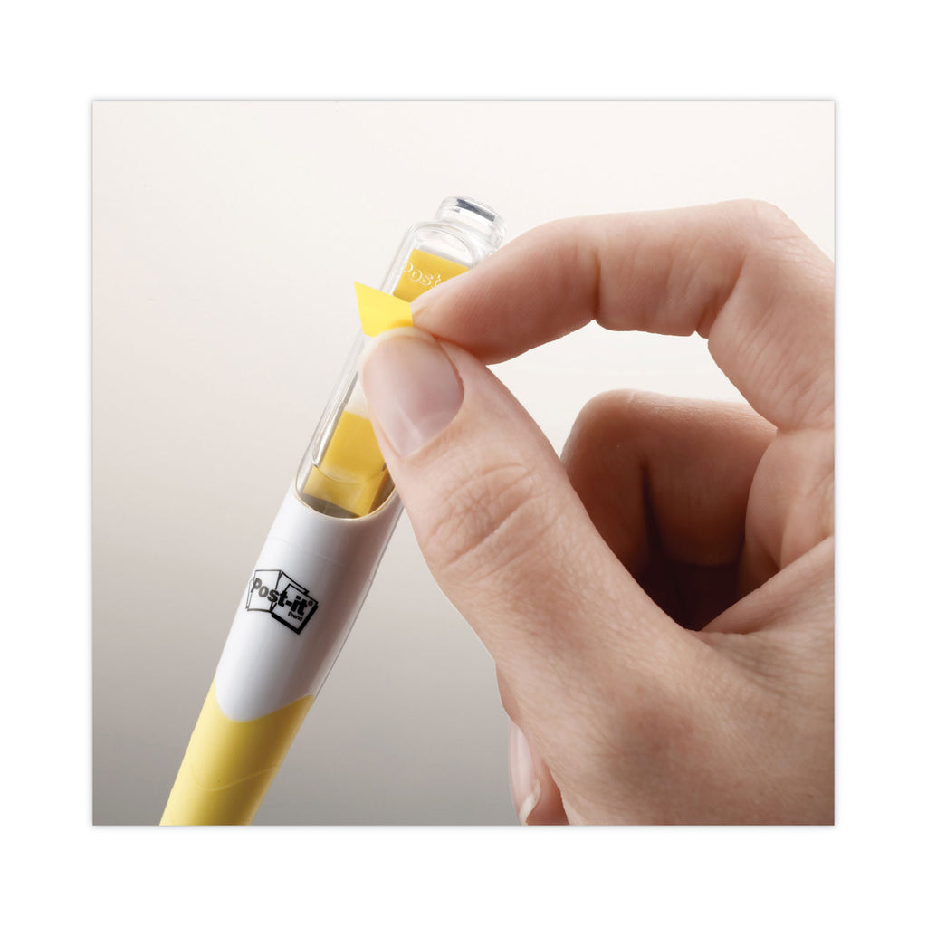 Flag+ Highlighter, Assorted Ink/Flag Colors, Chisel Tip, Assorted Barrel Colors, 3/Pack - 