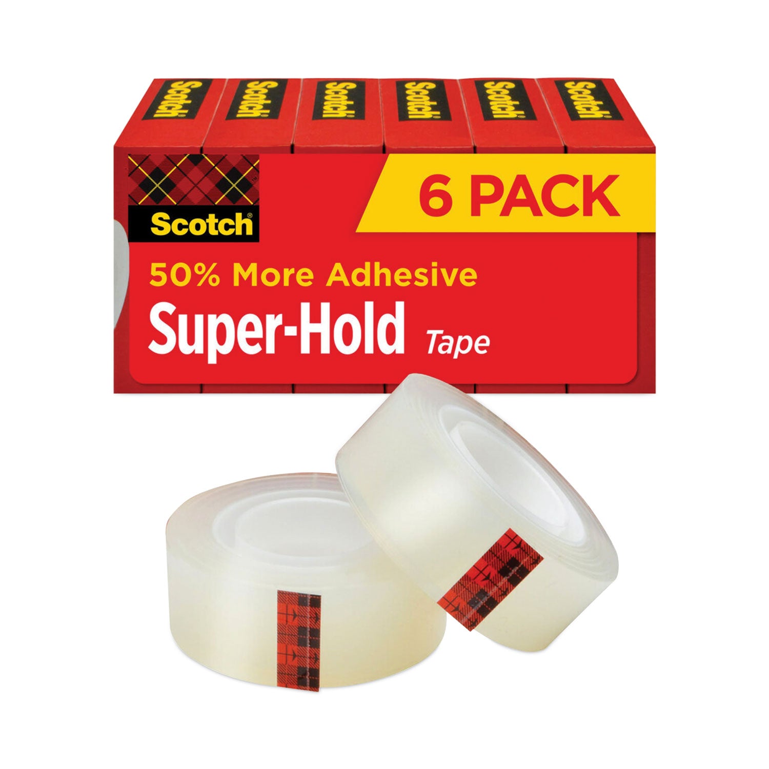 super-hold-tape-refill-1-core-075-x-2777-yds-transparent-6-pack_mmm700k6 - 1