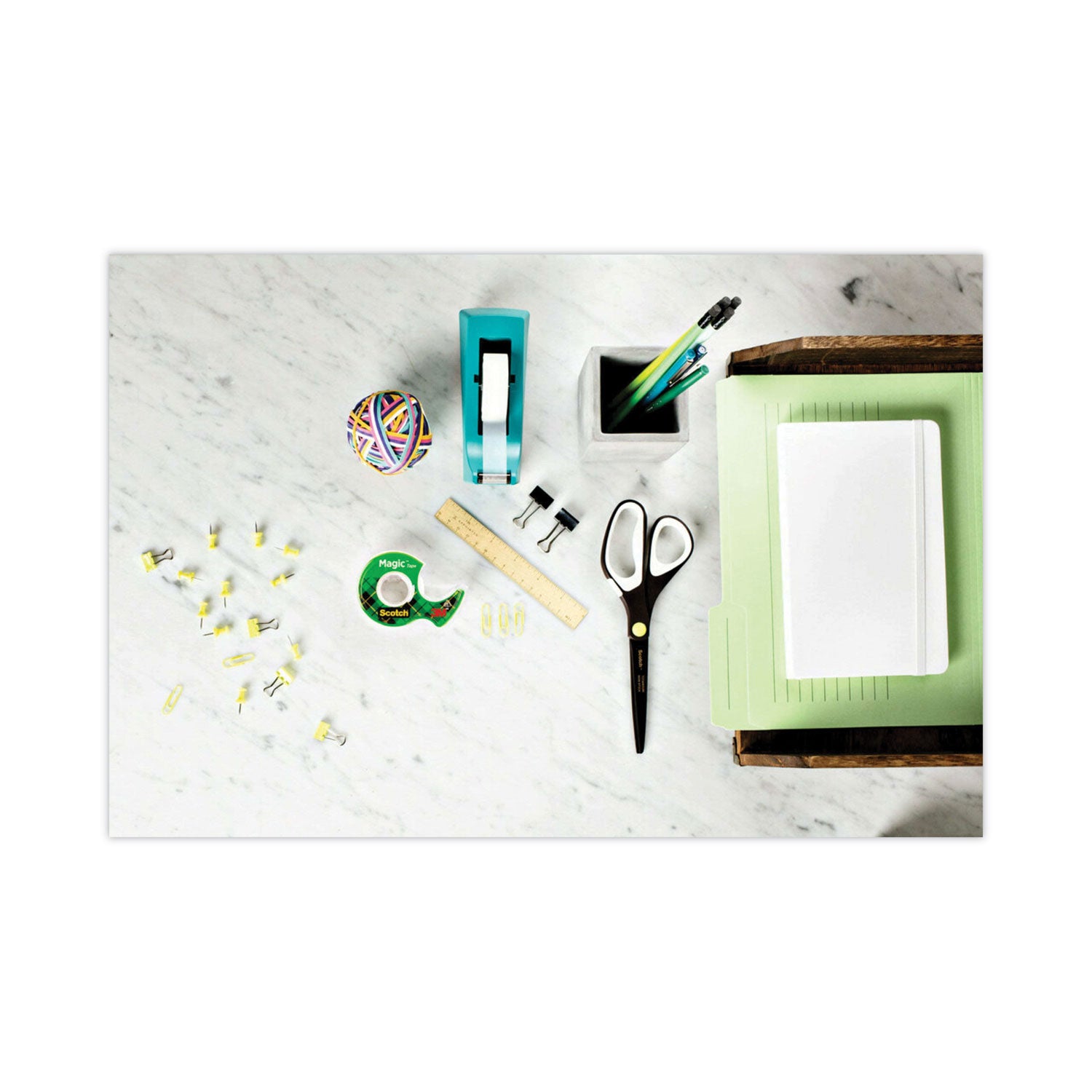 clip-dispenser-value-pack-with-12-rolls-of-tape-1-core-plastic-charcoal_mmm810k12c19 - 3