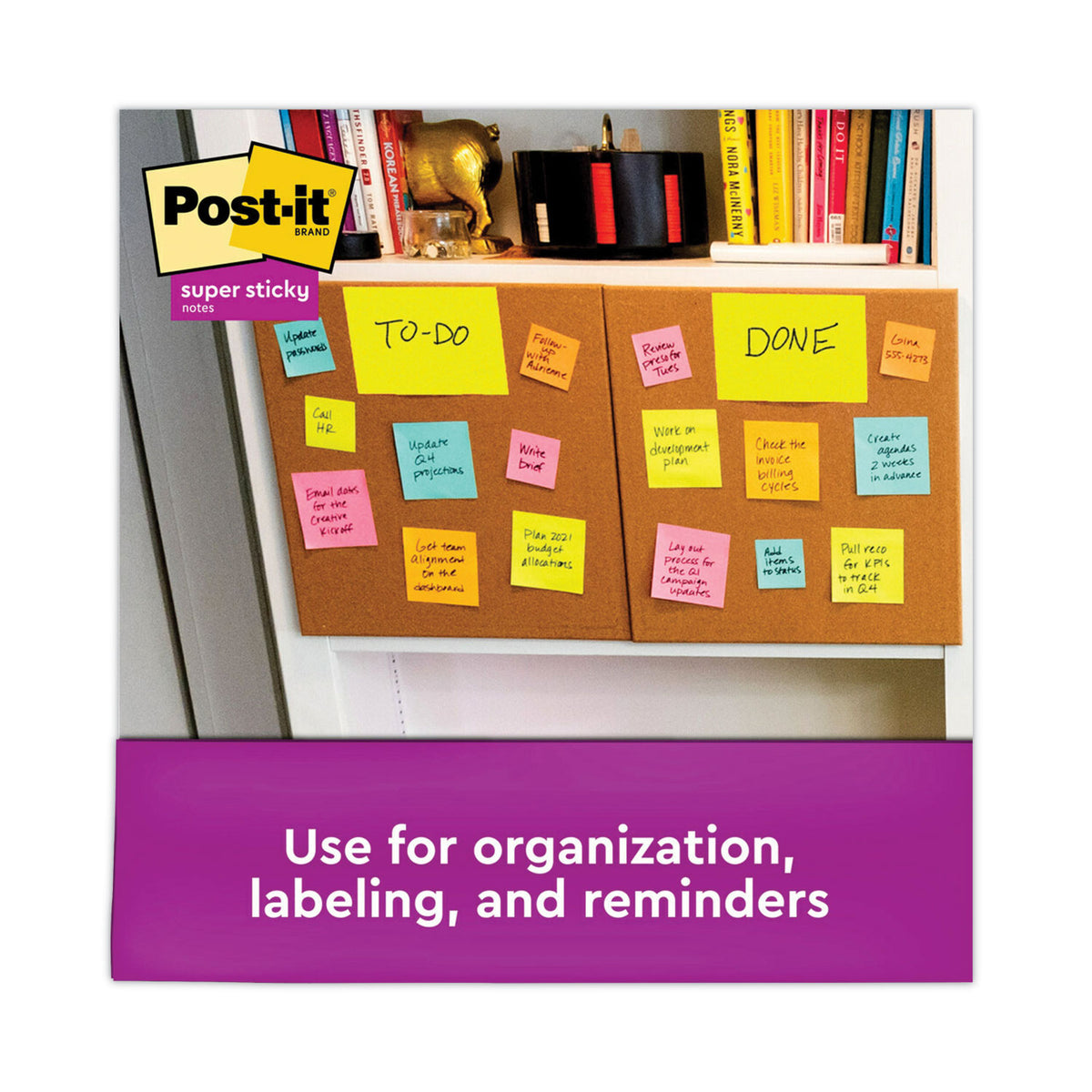 Meeting Notes in Energy Boost Collection Colors, 6" x 4", 45 Sheets/Pad, 8 Pads/Pack