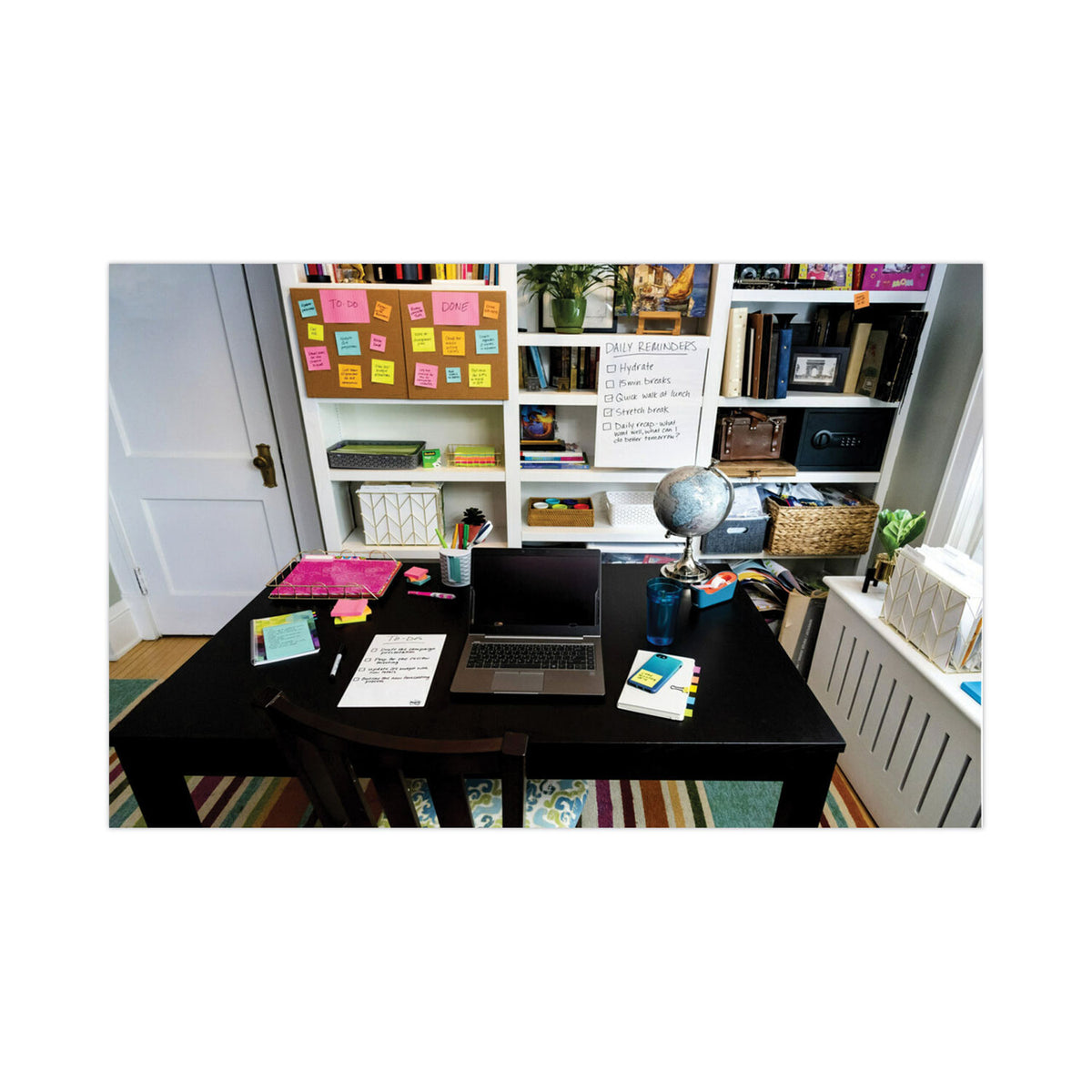 Meeting Notes in Energy Boost Collection Colors, 6" x 4", 45 Sheets/Pad, 8 Pads/Pack