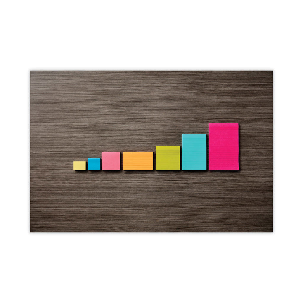 Original Pads in Poptimistic Collection Colors, 3" x 5", 100 Sheets/Pad, 5 Pads/Pack - 