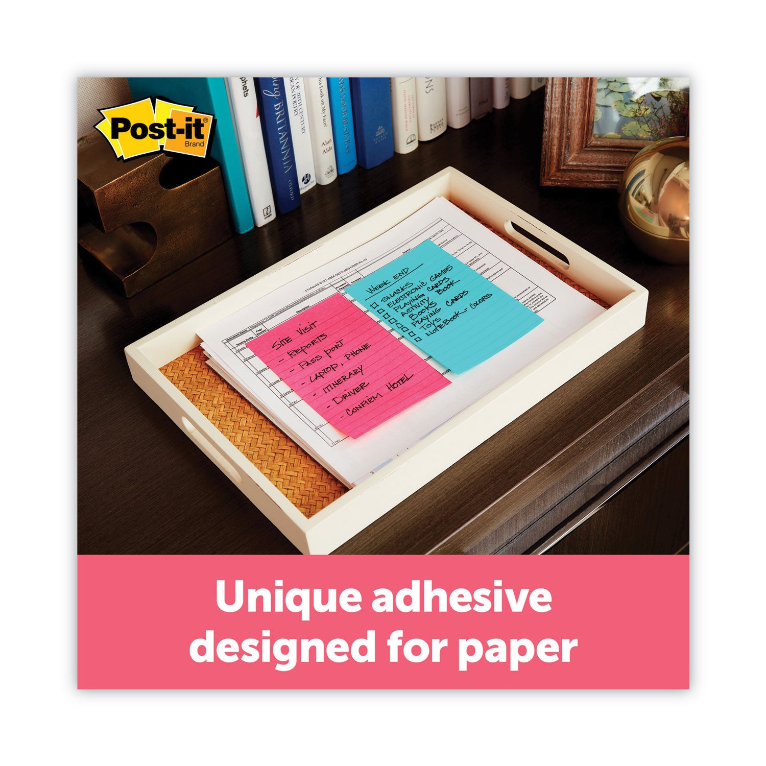 Original Pads in Poptimistic Collection Colors, Note Ruled, 4" x 6", 100 Sheets/Pad, 3 Pads/Pack - 