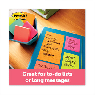 Original Pads in Poptimistic Collection Colors, Note Ruled, 4" x 6", 100 Sheets/Pad, 3 Pads/Pack - 
