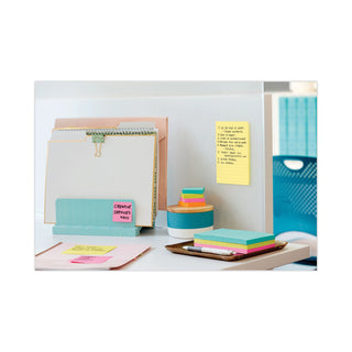 Pads in Canary Yellow, Note Ruled, 4" x 6", 90 Sheets/Pad, 5 Pads/Pack - 