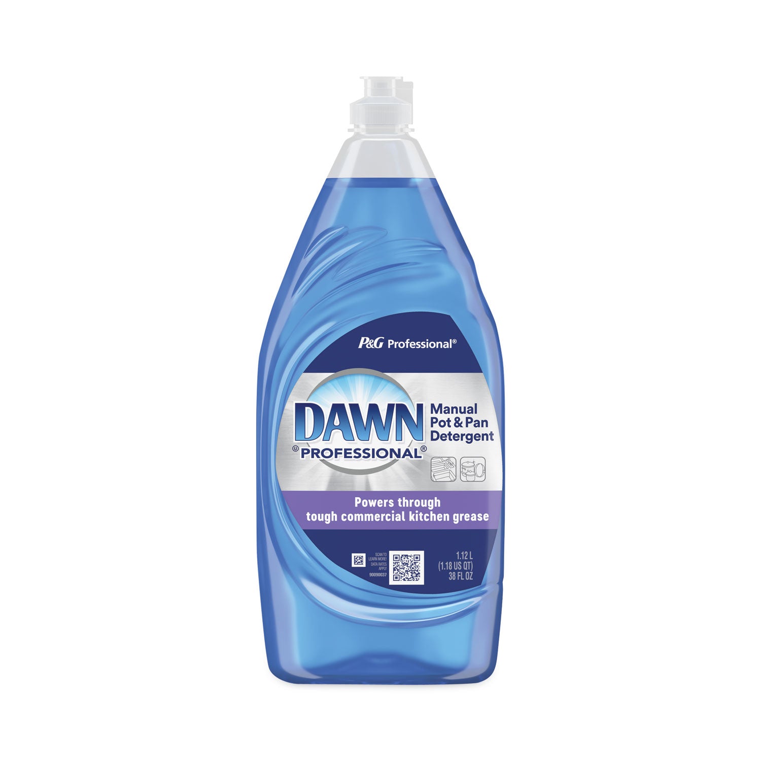 Manual Pot/Pan Dish Detergent, 38 oz Bottle, 8/Carton - 