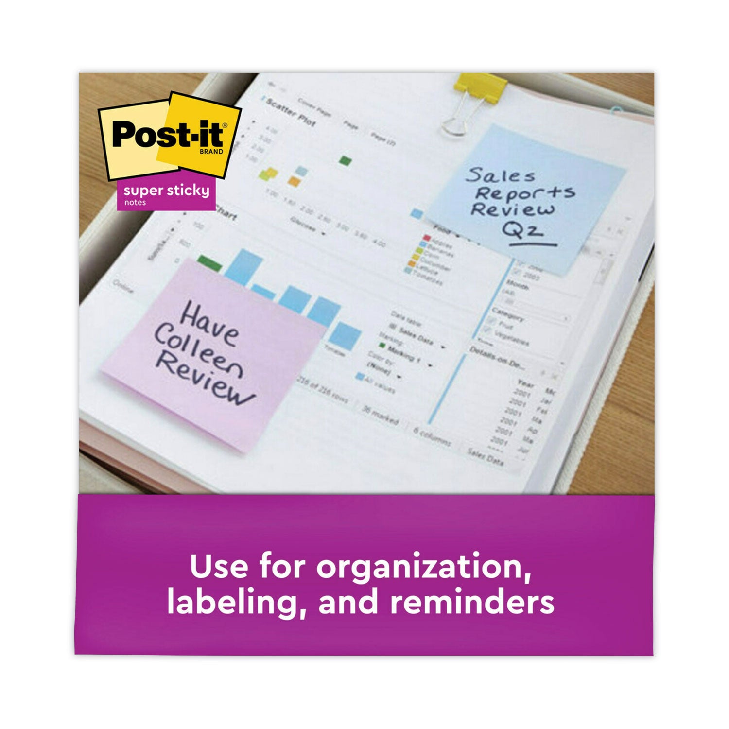 Recycled Notes in Wanderlust Pastels Collection Colors, 3" x 3", 90 Sheets/Pad, 12 Pads/Pack - 