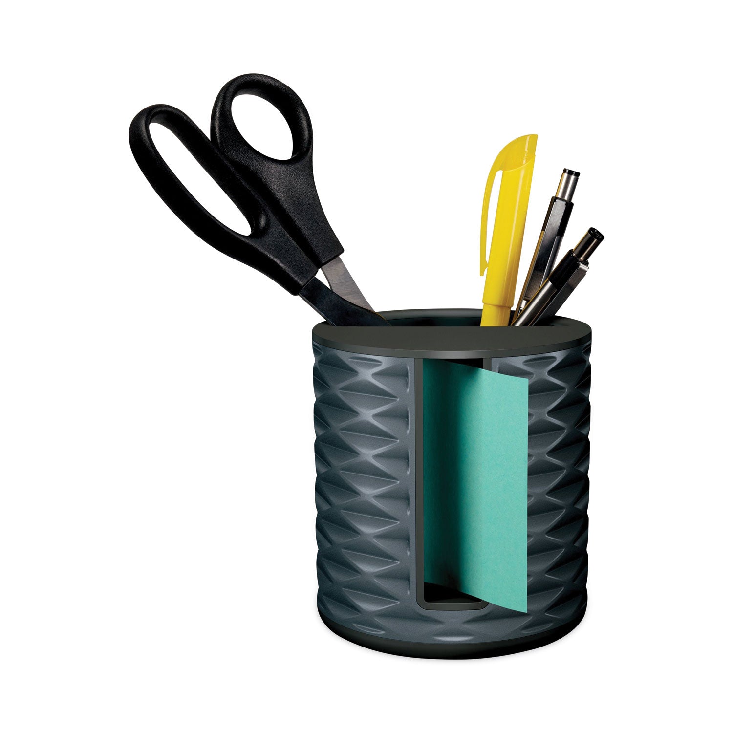 Vertical Pop-up Note Dispenser, For 3 x 3 Pads, Black