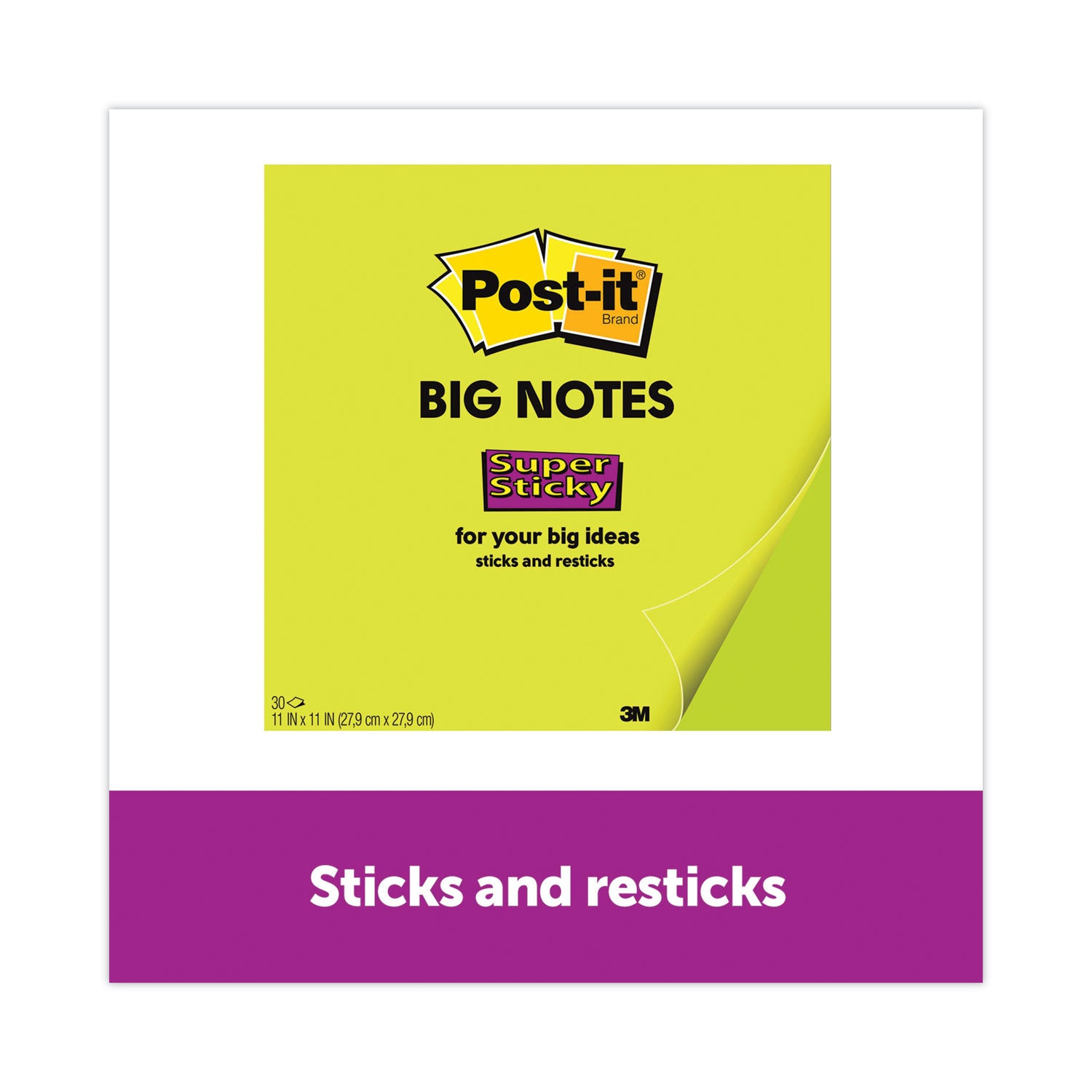 big-notes-unruled-11-x-11-green-30-sheets_mmmbn11g - 2