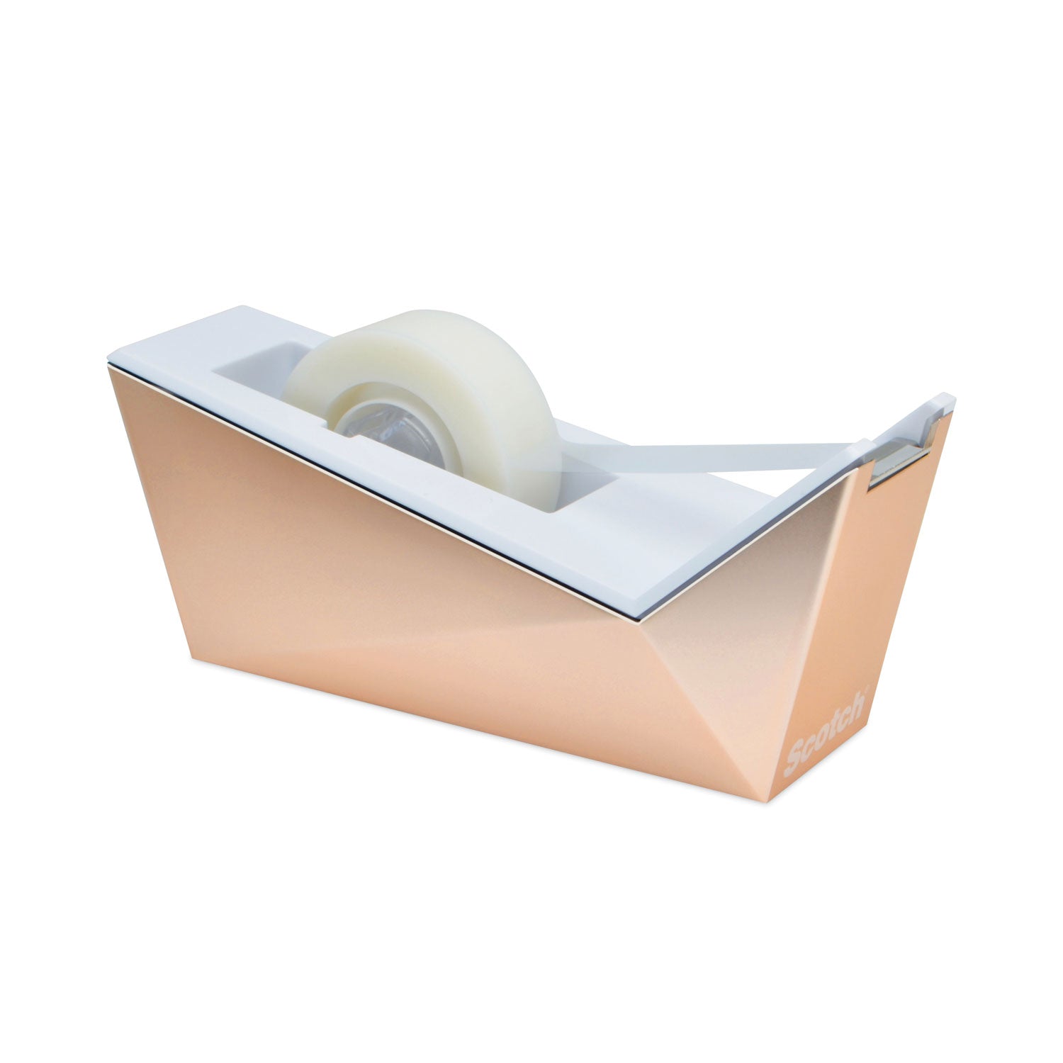 facet-design-one-handed-dispenser-with-one-roll-of-tape-1-core-plastic-copper_mmmc17cp - 3