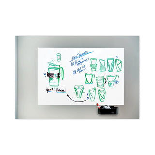 Dry Erase Accessory Tray, 8.5 x 3 x 5.25, Black