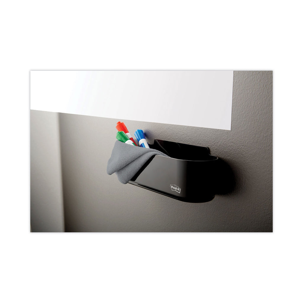 Dry Erase Accessory Tray, 8.5 x 3 x 5.25, Black