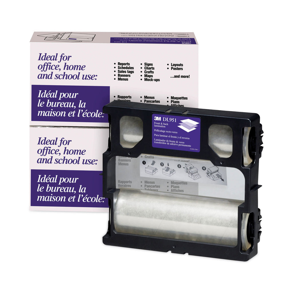 Refill for LS950 Heat-Free Laminating Machines, 5.6 mil, 8.5" x 100 ft, Gloss Clear - 