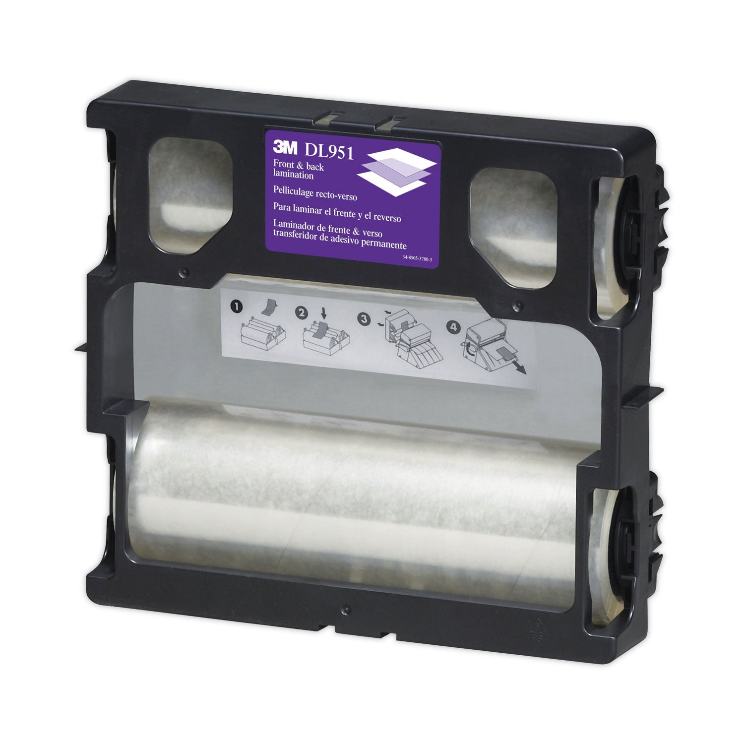 Refill for LS950 Heat-Free Laminating Machines, 5.6 mil, 8.5" x 100 ft, Gloss Clear - 