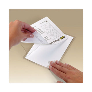 Self-Sealing Laminating Pouches, 9.5 mil, 9" x 11.5", Gloss Clear, 25/Pack - 
