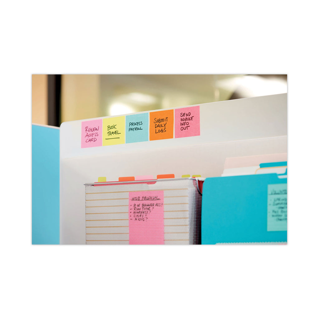 Pop-up 3 x 3 Note Refill Cabinet Pack, 3" x 3", Supernova Neons Collection Colors, 100 Sheets/Pad, 18 Pads/Pack