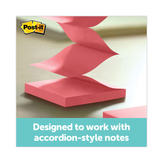 Wrap Dispenser, For 3 x 3 Pads, Black/Clear, Includes 45-Sheet Color Varies Pop-up Super Sticky Pad