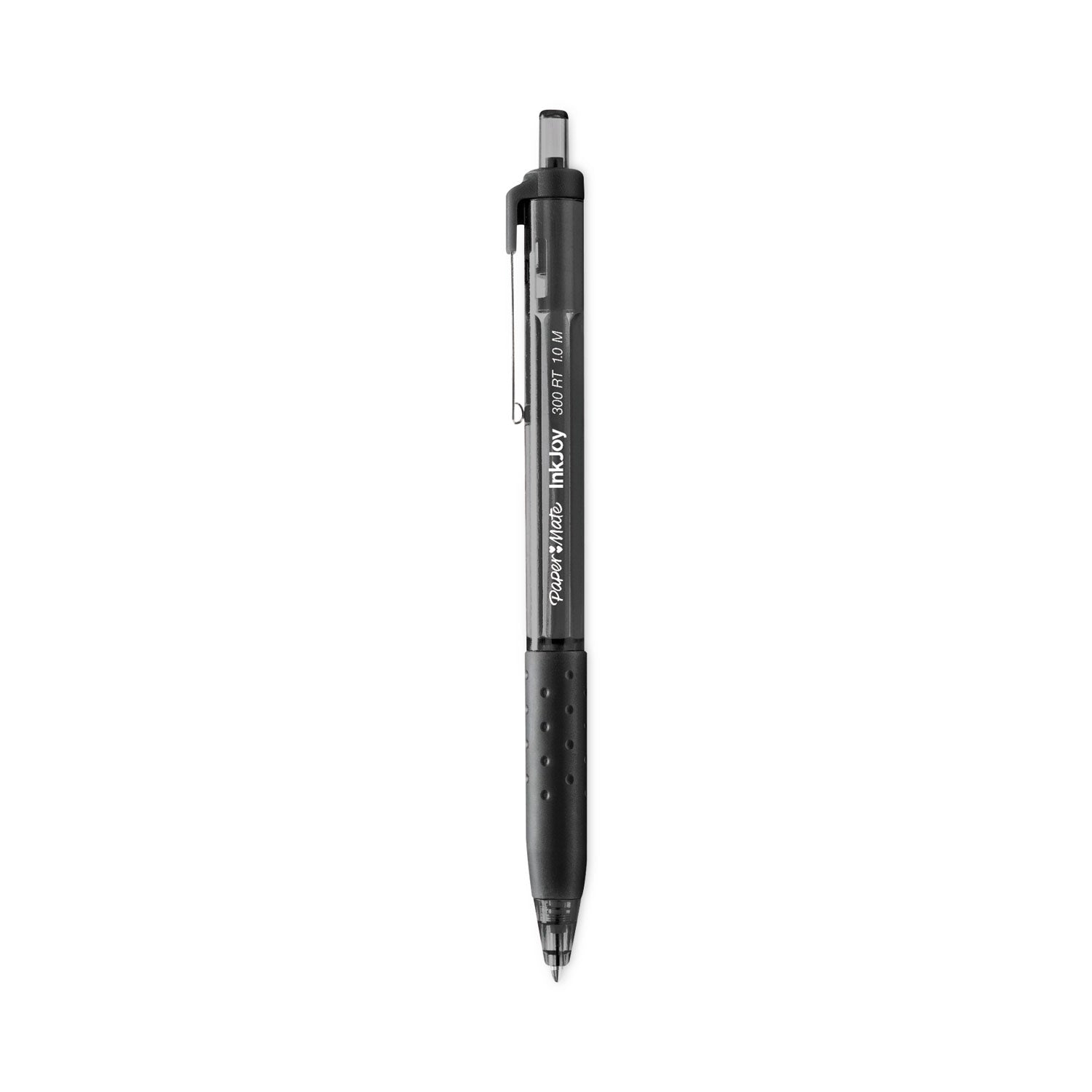 inkjoy-300-rt-ballpoint-pen-refillable-retractable-medium-1-mm-black-ink-black-barrel-24-pack_pap1945925 - 1