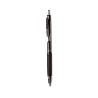 uniball 207 Needle Gel Pens - Medium Pen Point - 0.7 mm Pen Point Size - Needle Pen Point Style - Refillable - Retractable - Black Gel-based Ink - Black Plastic Barrel - Tungsten Carbide, Stainless Steel Tip - 4 / Pack
