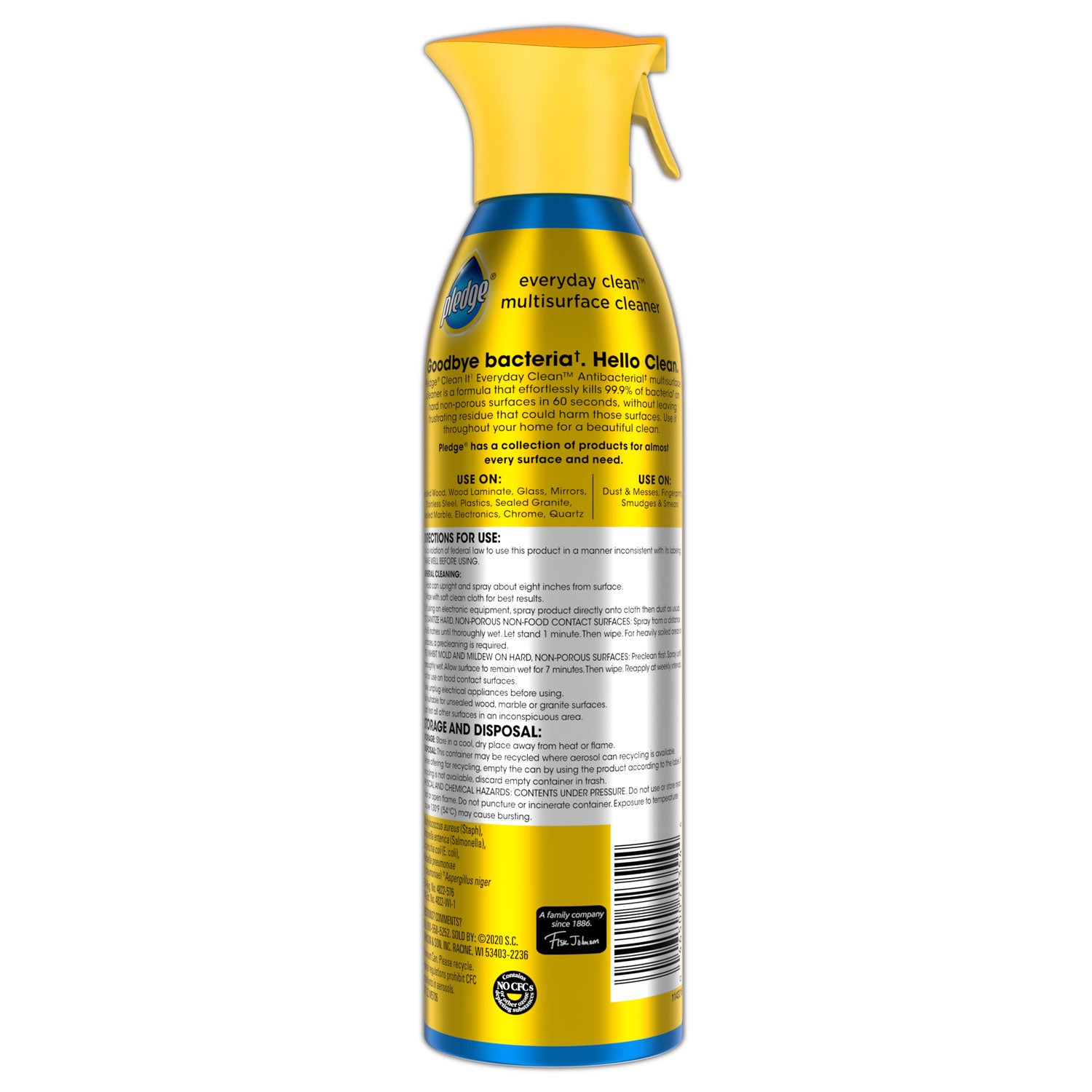Multi Surface Antibacterial Everyday Cleaner, 9.7 oz Aerosol Spray, 6/Carton